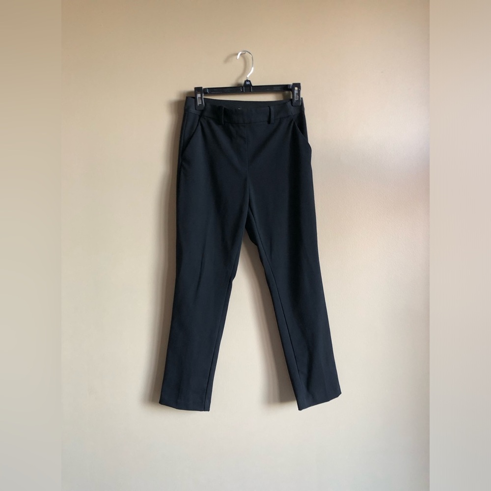 H&M Women Black Slim fit Classic tailored Ankle length pant size 4